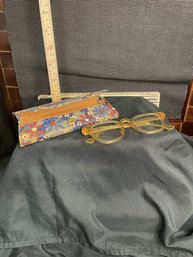 #20-15 VINTAGE EYE GLASSED WITH ORIGINAL CASE
