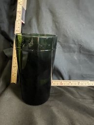 #20-23 FOREST GREEN WITH RAISED X PATTERN DESIGN ALONG LIP RIM