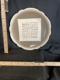 20-46 WELLSVILLE POTTERY PLATE