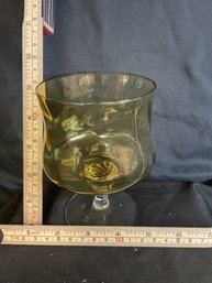 20-48 HANDBLOWN GLASS SWIRL BRANY SNIFTER