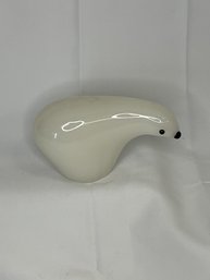 #33 PLAR BEAR MADE OF ART GLASS OF LEONARDO