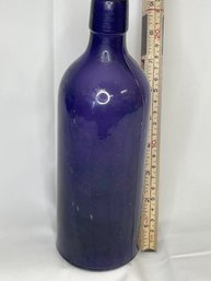 #39 ANTIQUE VINTAGE PURPLE GLASS BOTTLE