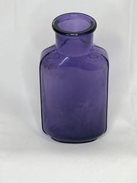 #43 SMALL PURPLE ANTIQUE INKWELL BOTTLE