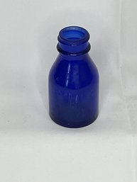 #44 COLBALT BLUE ANTIQUE MEDICINE BOTTLE