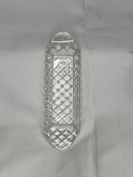 #49 VINTAGE CRYSTAL CRUET TRAY