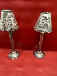 Silver Type Candle Sticks