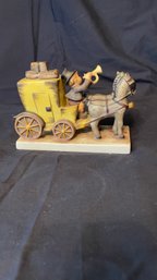 Horse & Carriage With Boy Figure