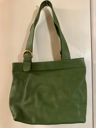 Coach 4140 Green Leather Soho Purse