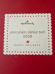Hallmark Porcelain Dated Bell Ornament