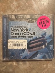Webster Halls New York Dance CD V6 By Mike Rizzo CD