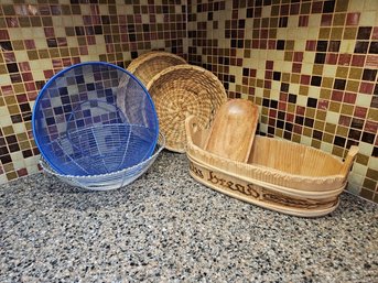 Misc. Baskets, Wooden Bowls & More