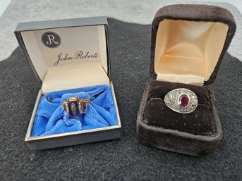 Vintage Class Rings Marked 10KT By John Roberts JR