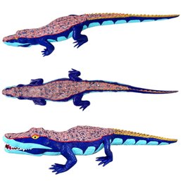 Michael L. Bronspigel - Crocodile USA Duck Tape Sculpture