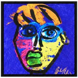 Peter Robert Keil 'Contemporary Abstract Face'