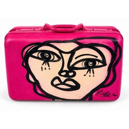 Peter Robert Keil 'Retro Painted Suitcase'