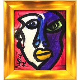 Peter Robert Keil 'Untitled (Picasso-Inspired Abstract Portrait)'