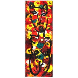 Peter Robert Keil 'Untitled - Abstract Expressionist Face'