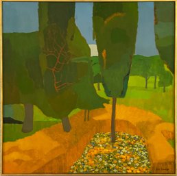 Original Landscape Painting By Arne Nybak