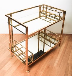 Restoration Hardware 1930s French Trolley Bar Cart