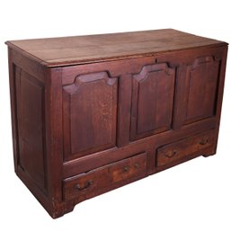 Antique English Oak Blanket Chest