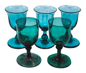 19th Century English Bristol Stemware