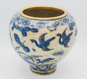 Antique Chinese Blue & White Vase