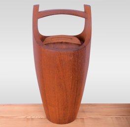 Mid-Century Modern Teak Ice Bucket By Dansk
