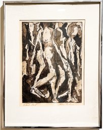 Nude Females Lithograph By Helen Cohen