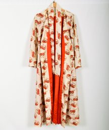 Vintage Silk Lounge Robe