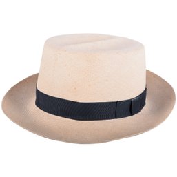 Vintage Cavanaugh Panama Hat And Black Paul Stuart Fur Felt Hat