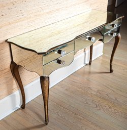 Vintage Mirrored Vanity Table