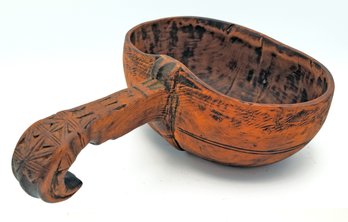 Antique Scandinavian 'Kuksa' Drinking Vessel