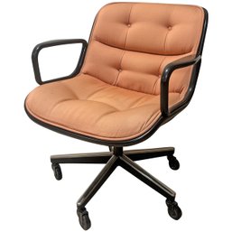 Mid-Century Modern Charles Pollock 1250 Series Executive Desk Chair For Knoll