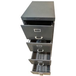 Vintage Modern Steelcraft 4-drawer Vertical File Cabinet
