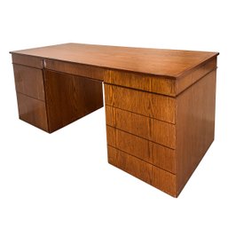 Executive 9-Drawer Modernist Desk