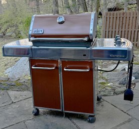 Weber Genesis Special Edition Outdoor Gas Grill In A Copper Finish