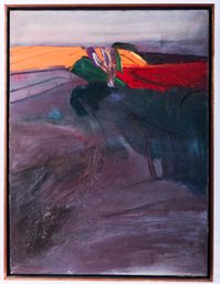 'Edge Of The County' Abstract Oil Painting By Don Reich