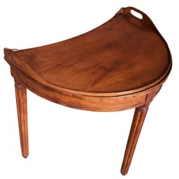 Antique Contoured Butler Tray And Table