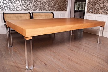 Quarter Sawn White Oak 'Floating' Dining Table
