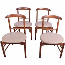 Greta Magnusson Grossman Mid-Century Modern Dining Chairs In Walnut