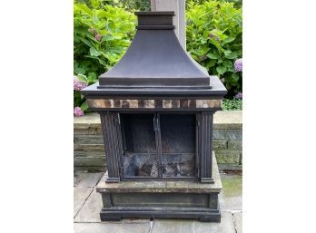 Patio Wood Burning Fireplace
