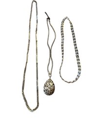 Group Of Three Vintage Necklaces