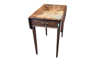 Vintage Cherry Drop Leaf Table