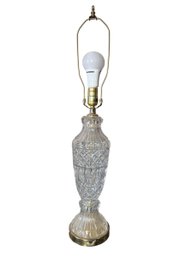 Cut Glass Vintage Table Lamp