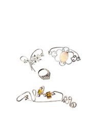 Vintage Assorted Sterling Silver Jewelry Pieces