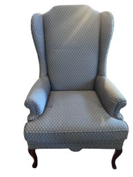Vintage Queen Anne Wing Back Chair