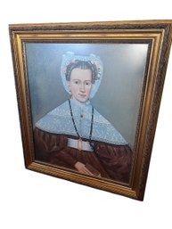 Reproduction Portrait Print Of 18th Century Women