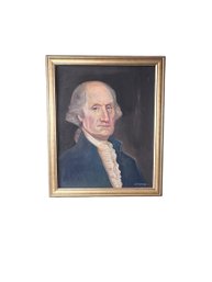 Reproduction Portrait Painting Of George Washington By SJ Dwyer