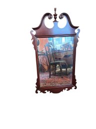 Vintage Chippendale Style Large Mirror