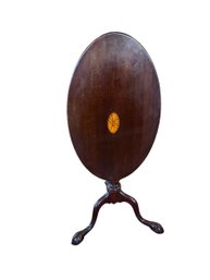 Wooden Antique Tilt Top Candle Table